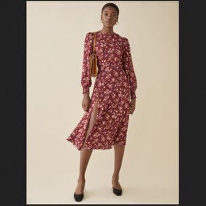 REFORMATION Allegra Dress Chantelle SZ 0 NWT $248